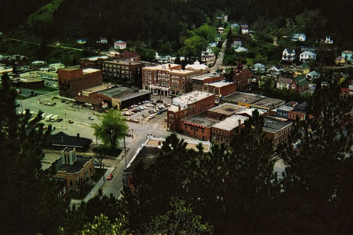 Aerial view of Aberdeen, South Dakota