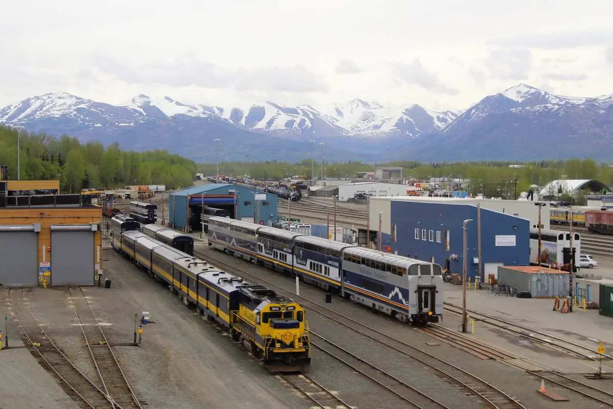 A major Alaska city skyline