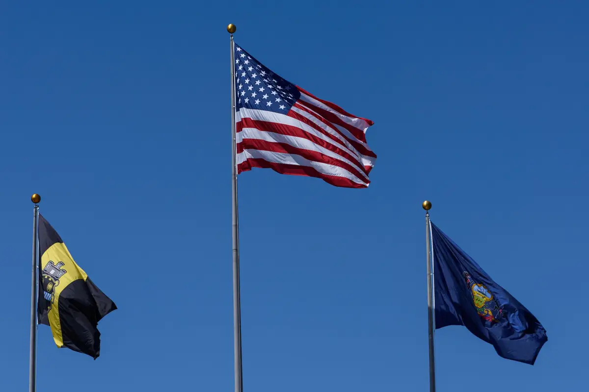 The Alaska state flag