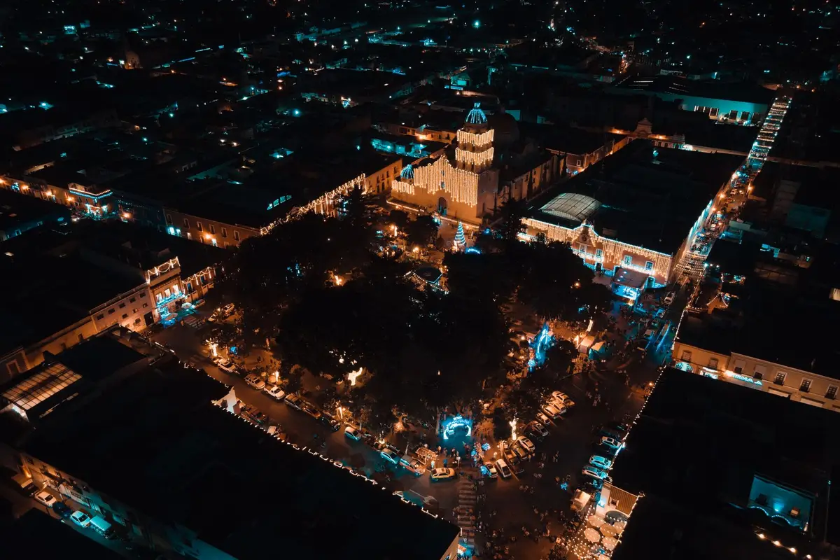 Albuquerque, New Mexico skyline at night