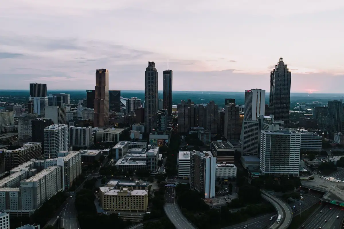 Aerial view of Atlanta, Georgia