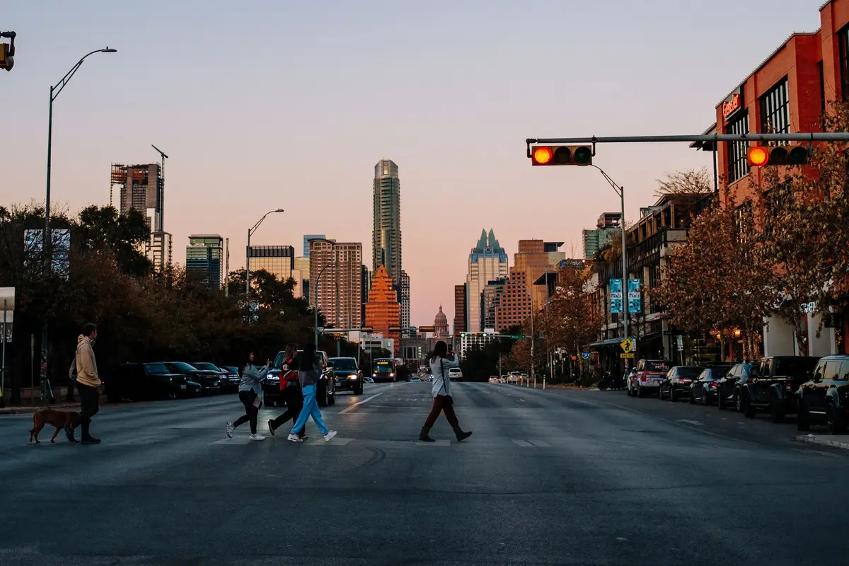 Downtown Austin, Texas street scene