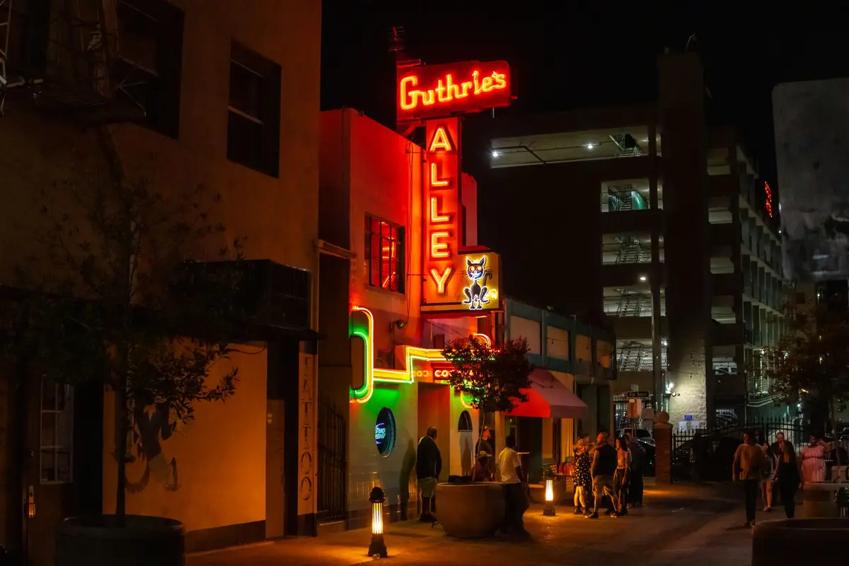 Downtown Bakersfield, California street scene