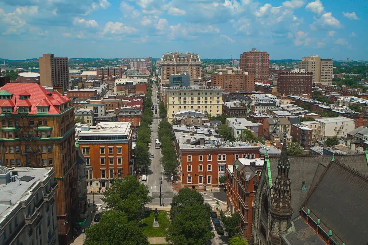 A park in Baltimore, Maryland