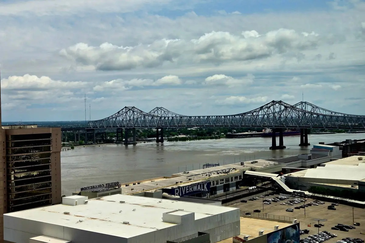 Aerial view of Baton Rouge, Louisiana