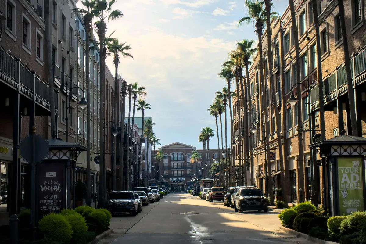 Downtown Baton Rouge, Louisiana street scene