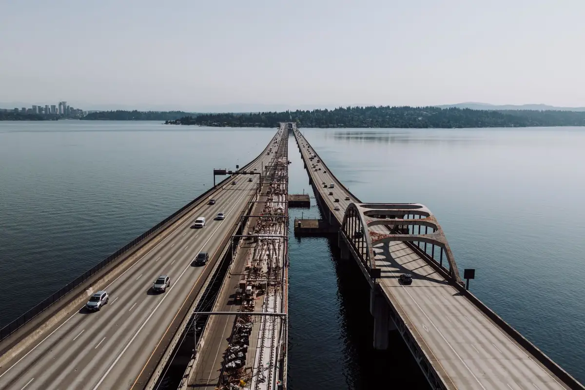 Aerial view of Bellevue, Washington