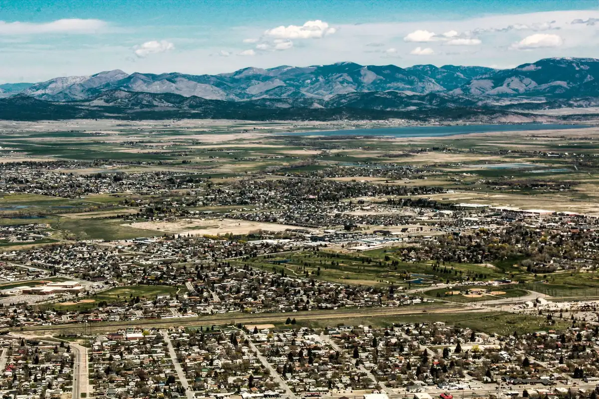 Aerial view of Billings, Montana