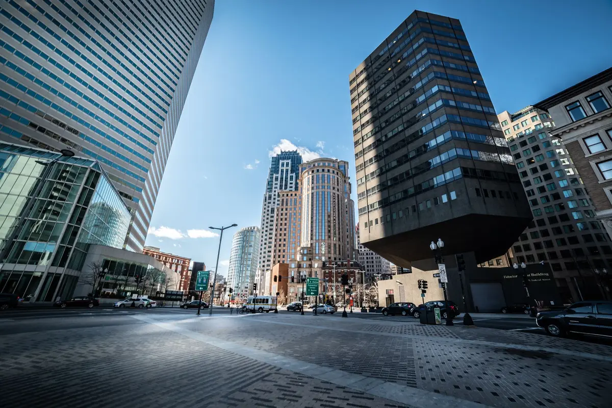 Downtown Boston, Massachusetts street scene
