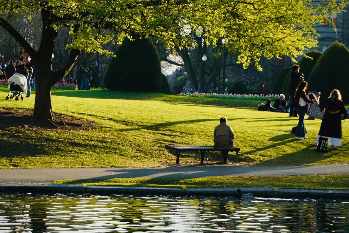 A park in Boston, Massachusetts