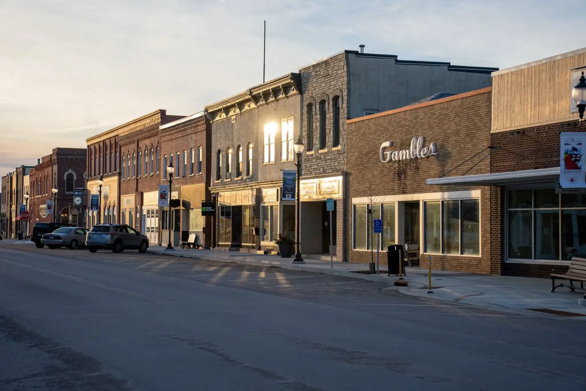 Downtown Brooklyn Park, Minnesota street scene