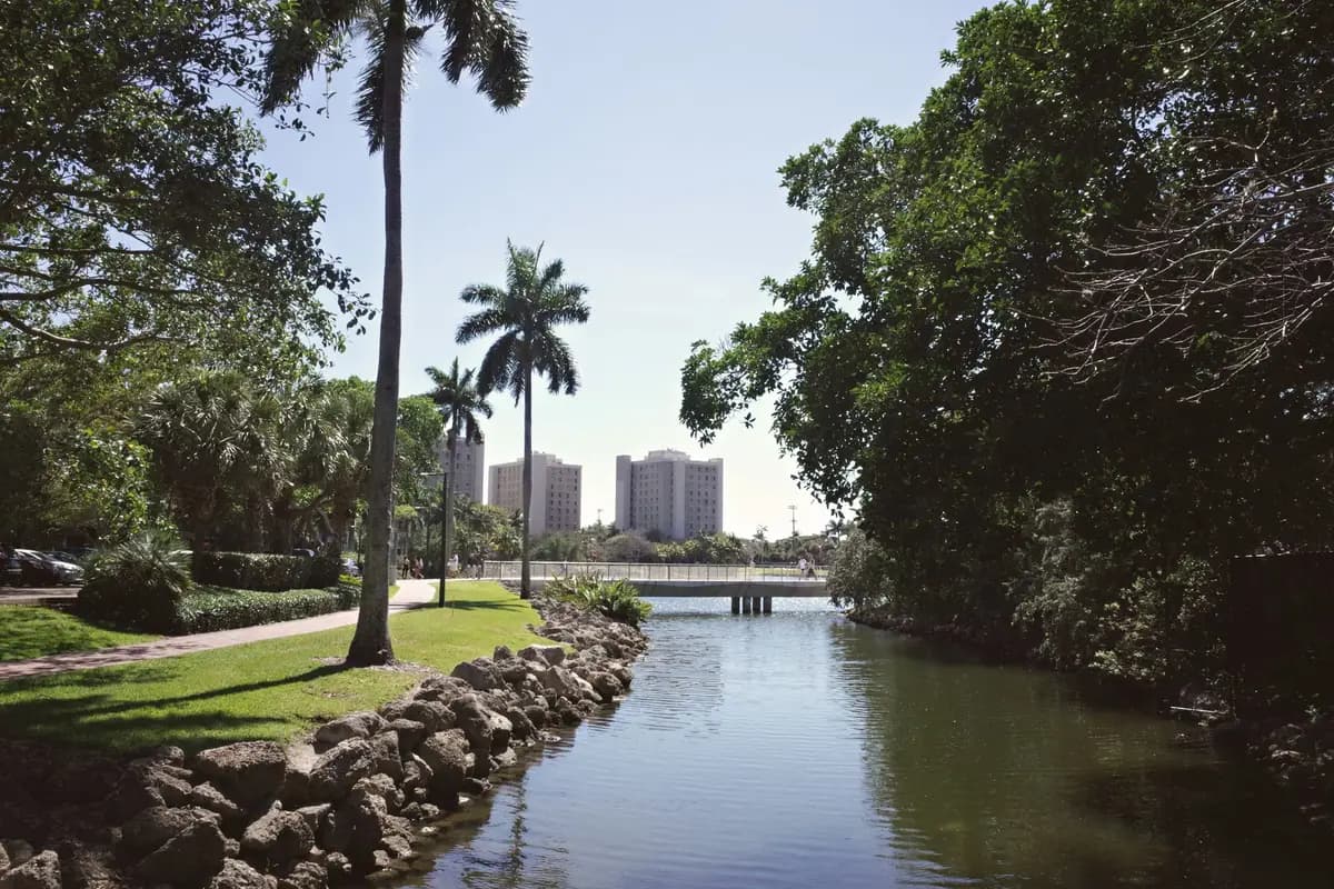 Downtown Cape Coral, Florida street scene