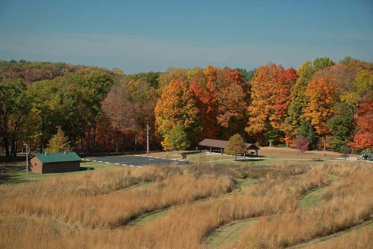 A park in Carmel, Indiana