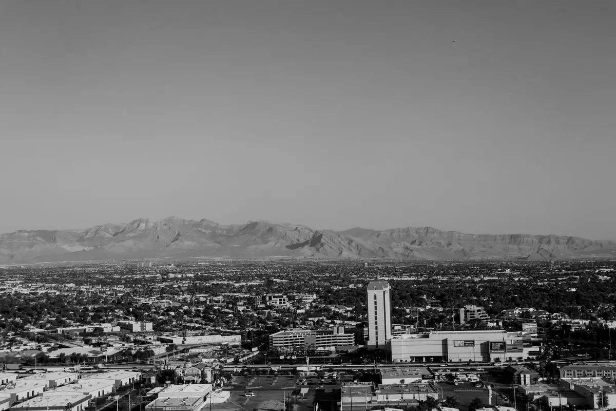 Aerial view of Carson City, Nevada