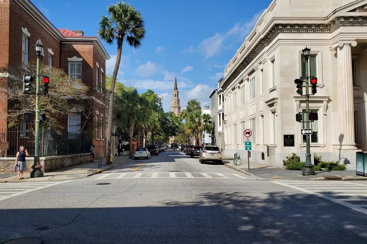 Downtown Charleston, South Carolina street scene