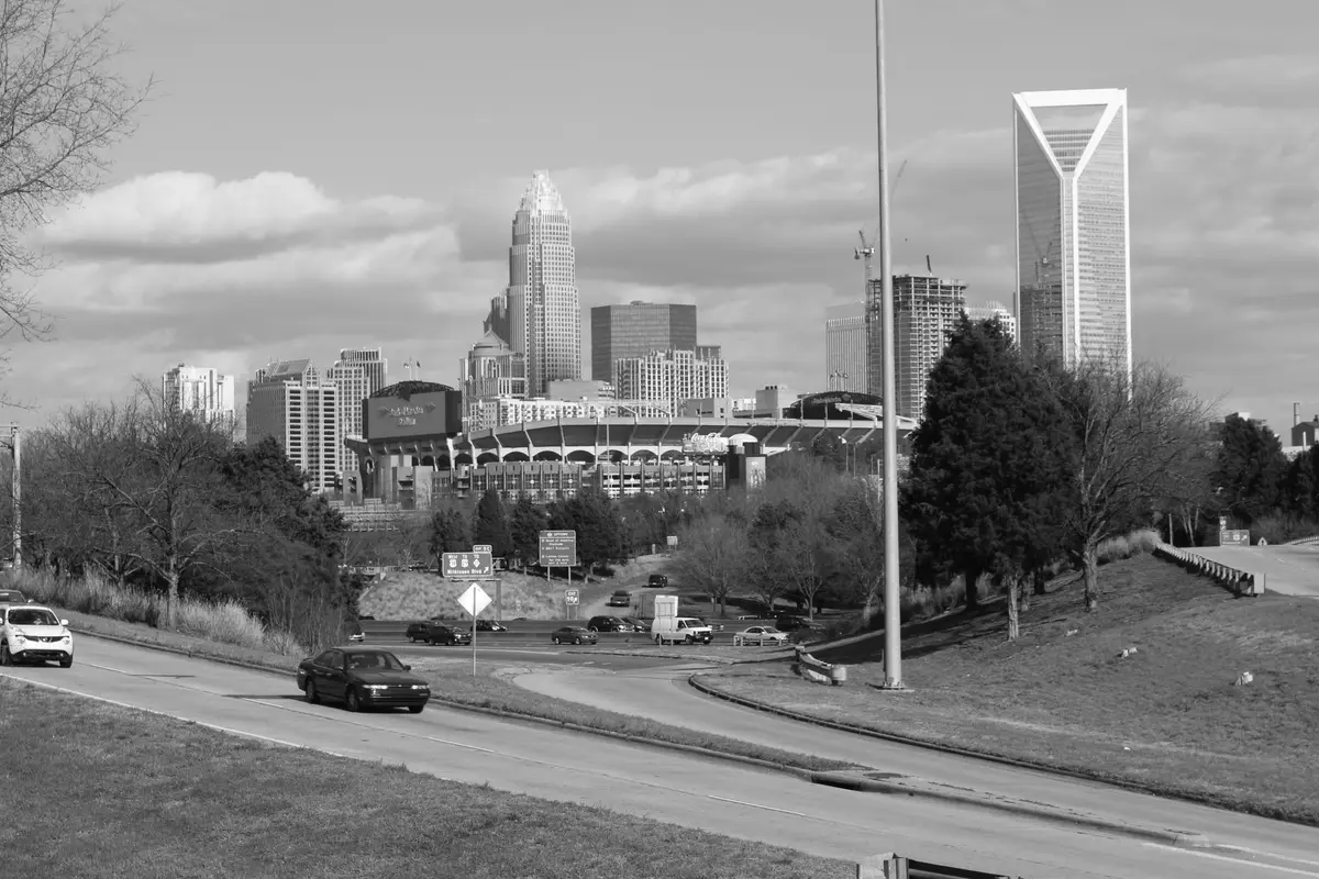 Downtown Charlotte, North Carolina street scene