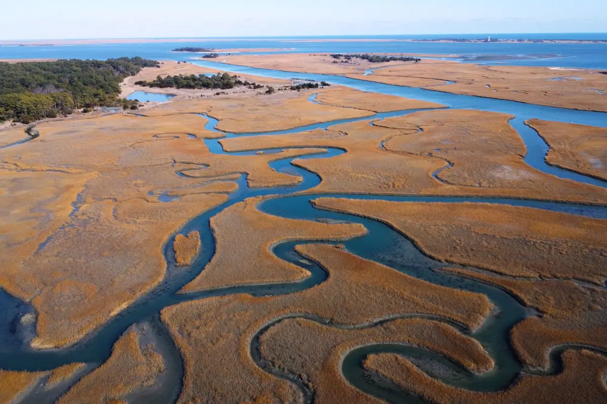 Aerial view of Chesapeake, Virginia