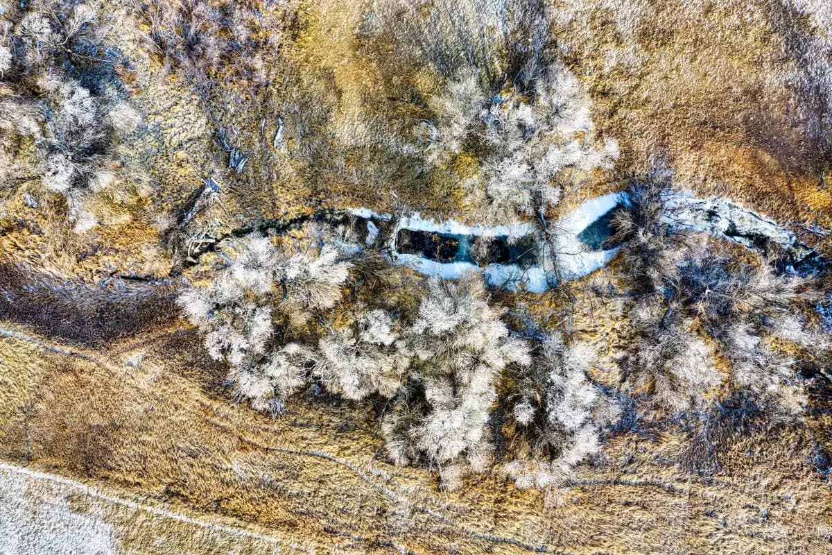 Aerial view of Cheyenne, Wyoming
