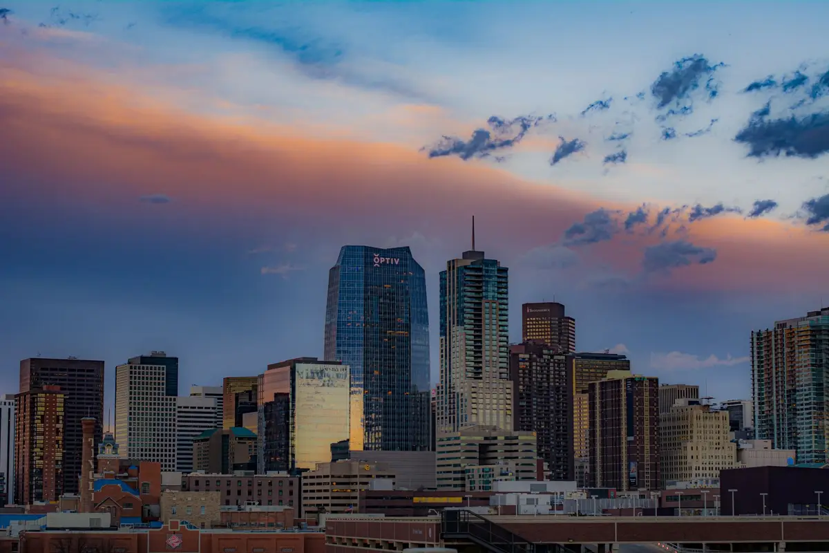 A major Colorado city skyline