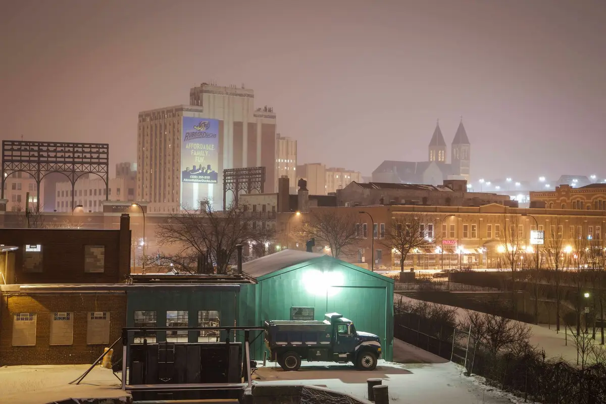 Columbus, Ohio skyline at night