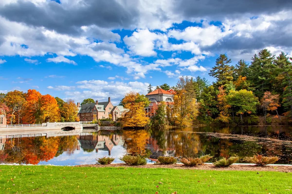 Aerial view of Concord, New Hampshire