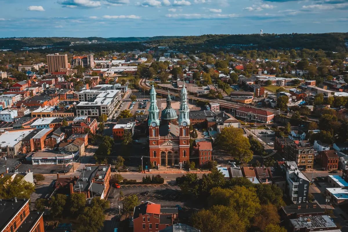 A park in Covington, Kentucky