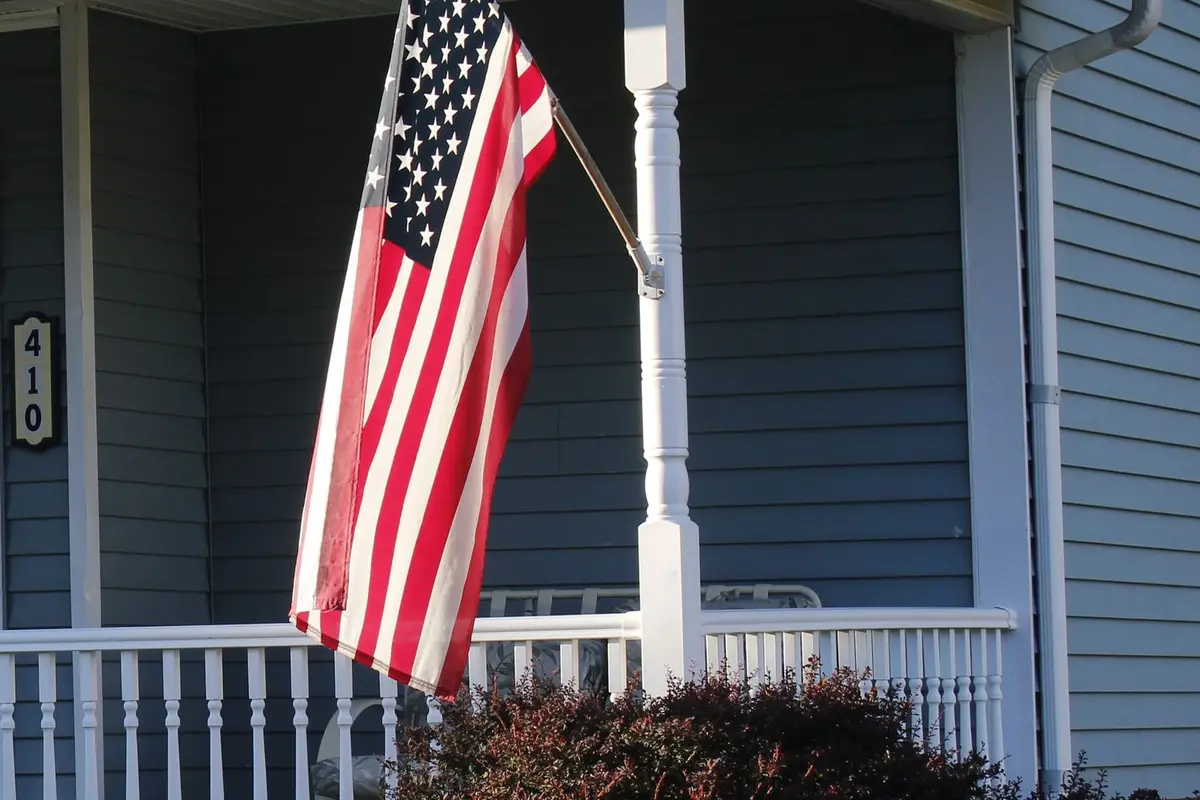 The Delaware state flag