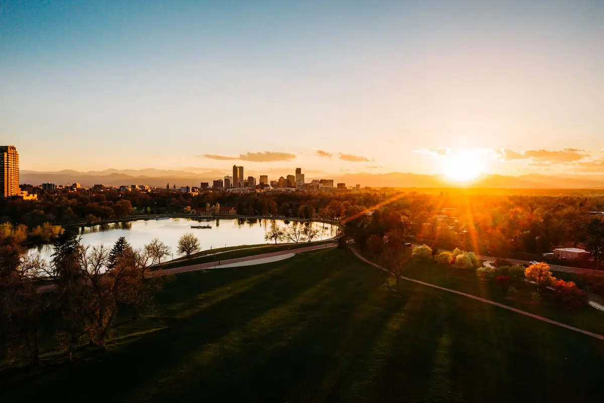 A park in Denver, Colorado