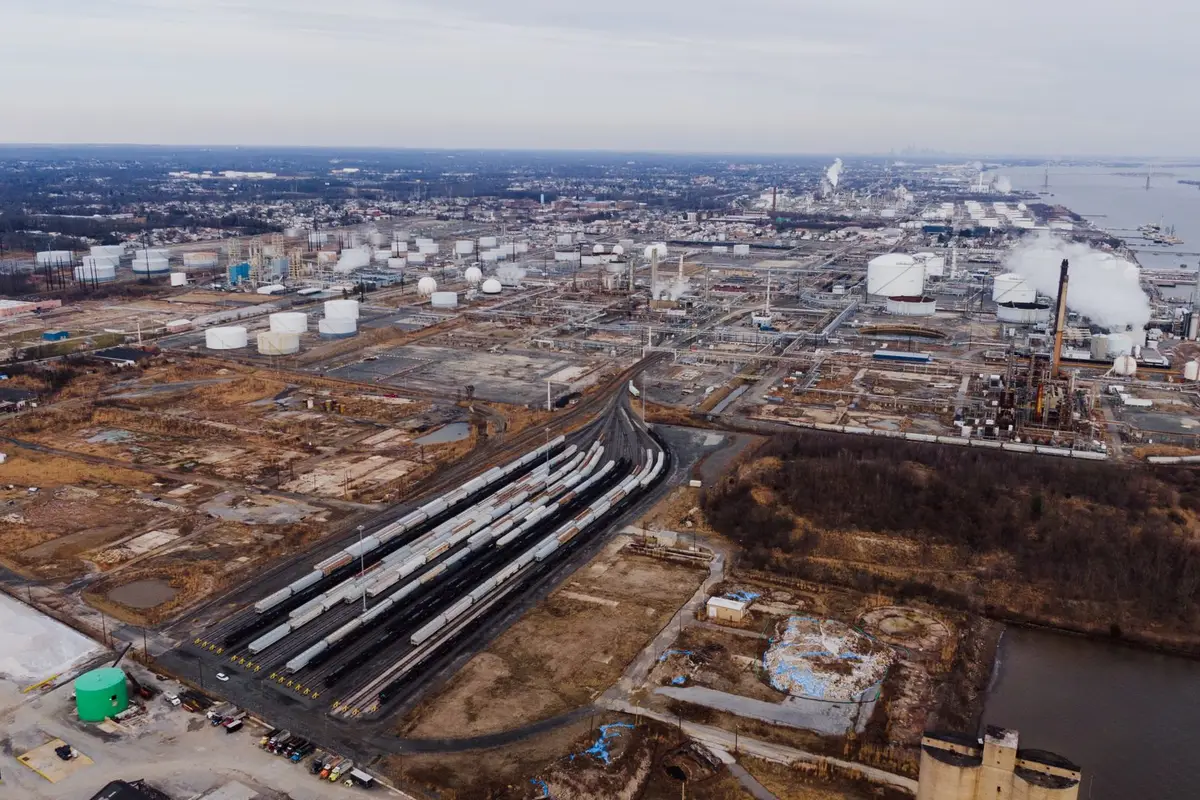 Aerial view of Dover, Delaware