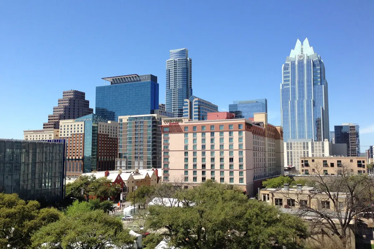 Downtown Edinburg, Texas skyline