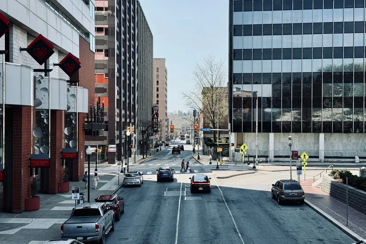 Downtown Erie, Pennsylvania street scene