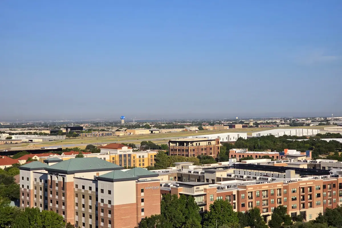 Aerial view of Euless, Texas