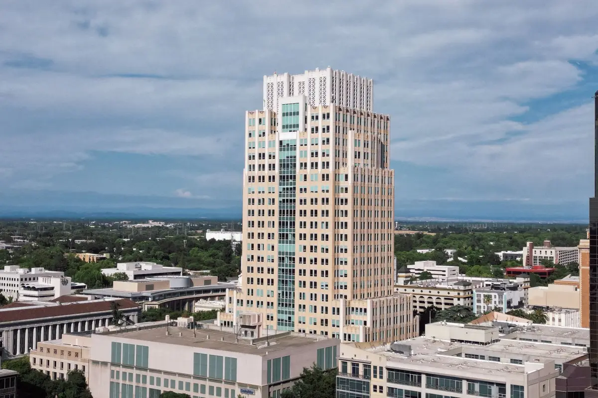 Aerial view of Fargo, North Dakota