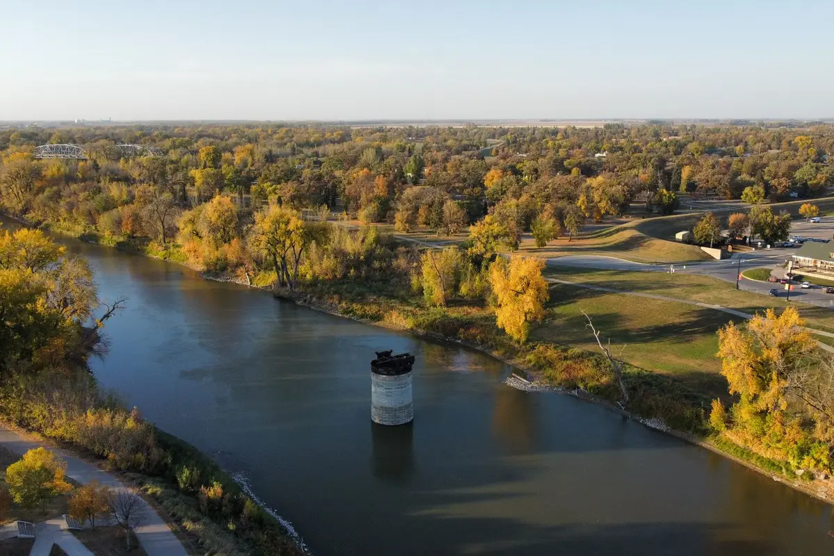 A park in Fargo, North Dakota