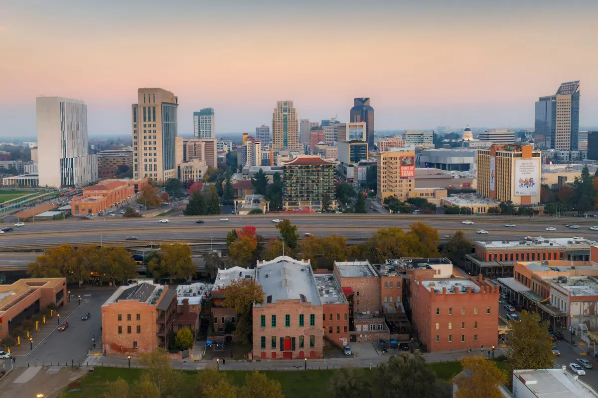 Aerial view of Fort Smith, Arkansas
