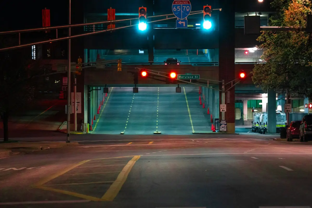 Frederick, Maryland skyline at night