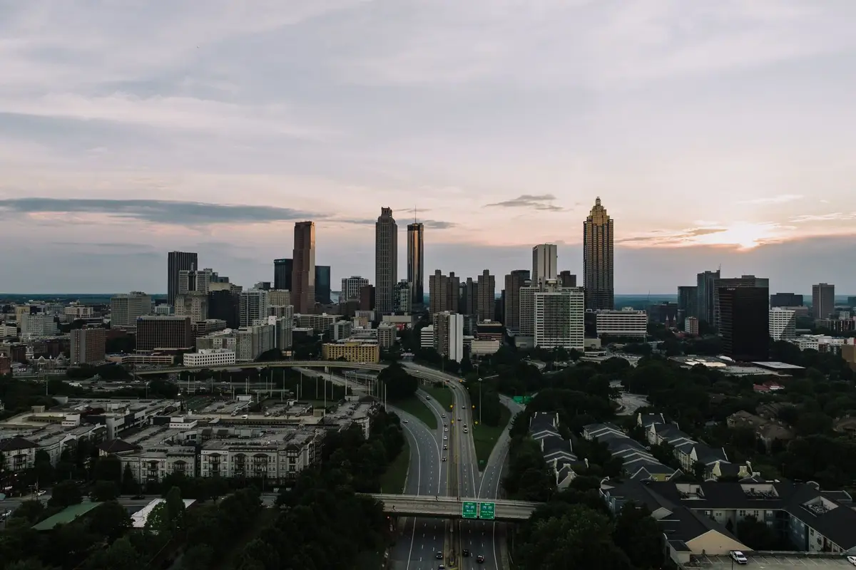 A major Georgia city skyline
