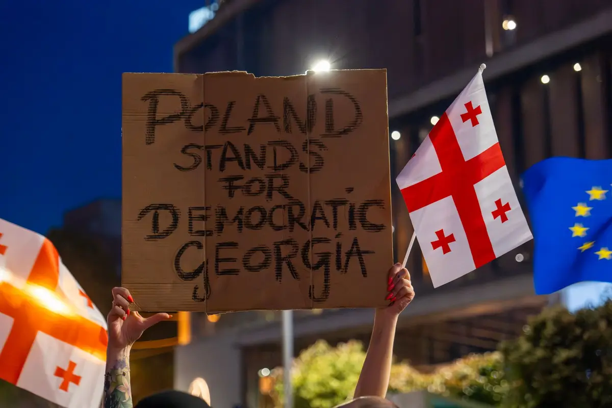 The Georgia state flag