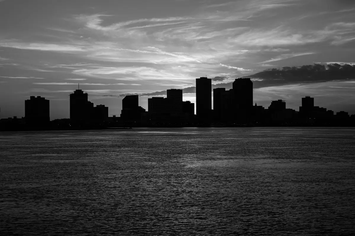 Downtown Gulfport, Mississippi skyline