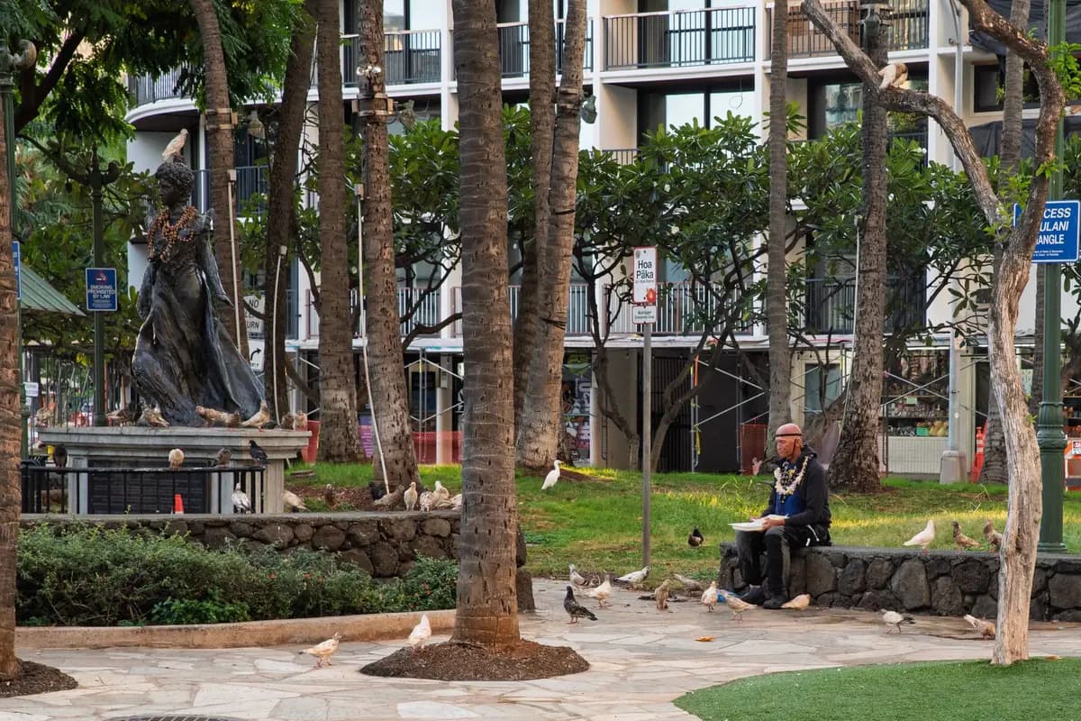 A park in Honolulu, Hawaii
