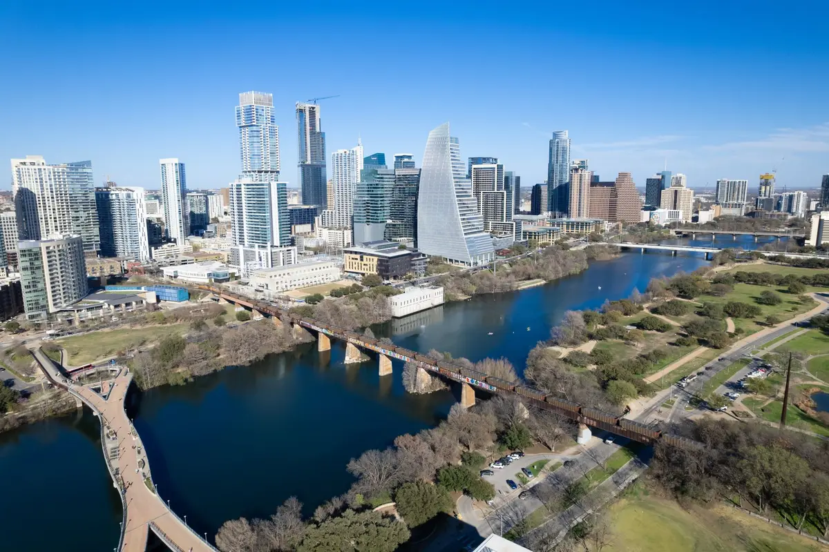Aerial view of Hurst, Texas