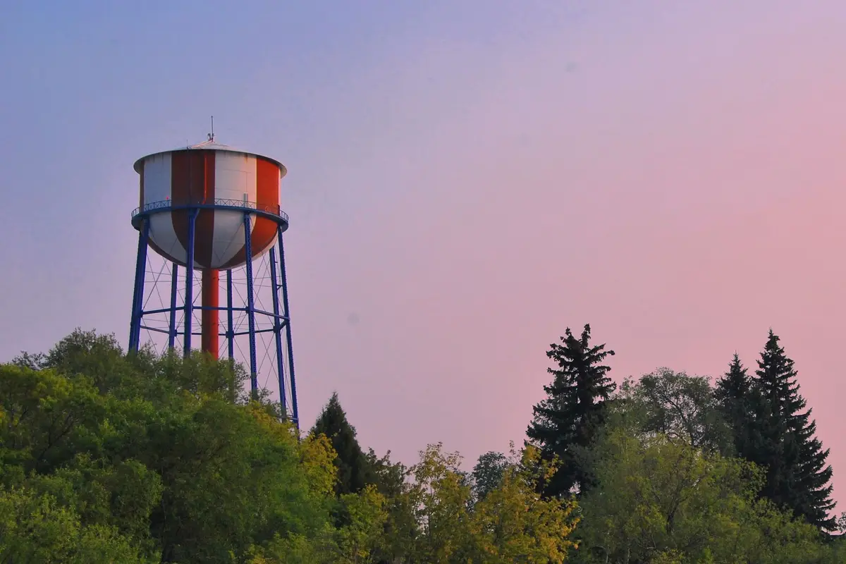 Downtown Idaho Falls, Idaho skyline