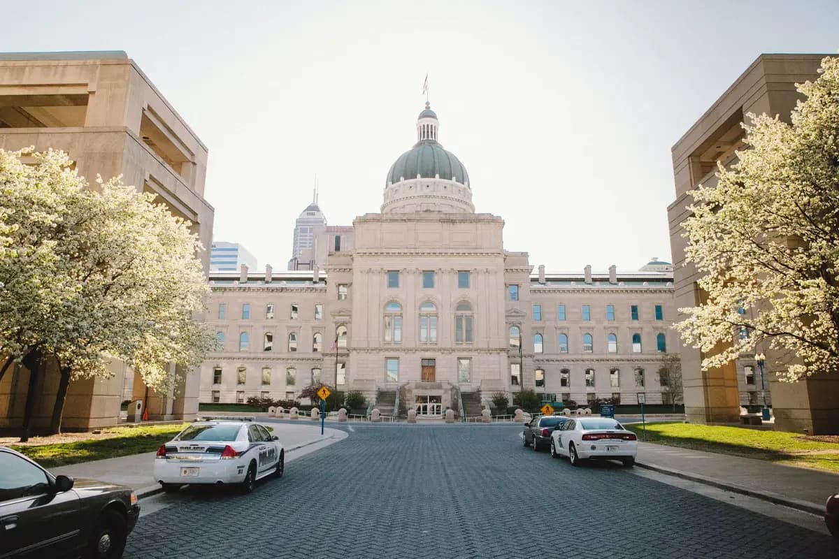 The Indiana State Capitol