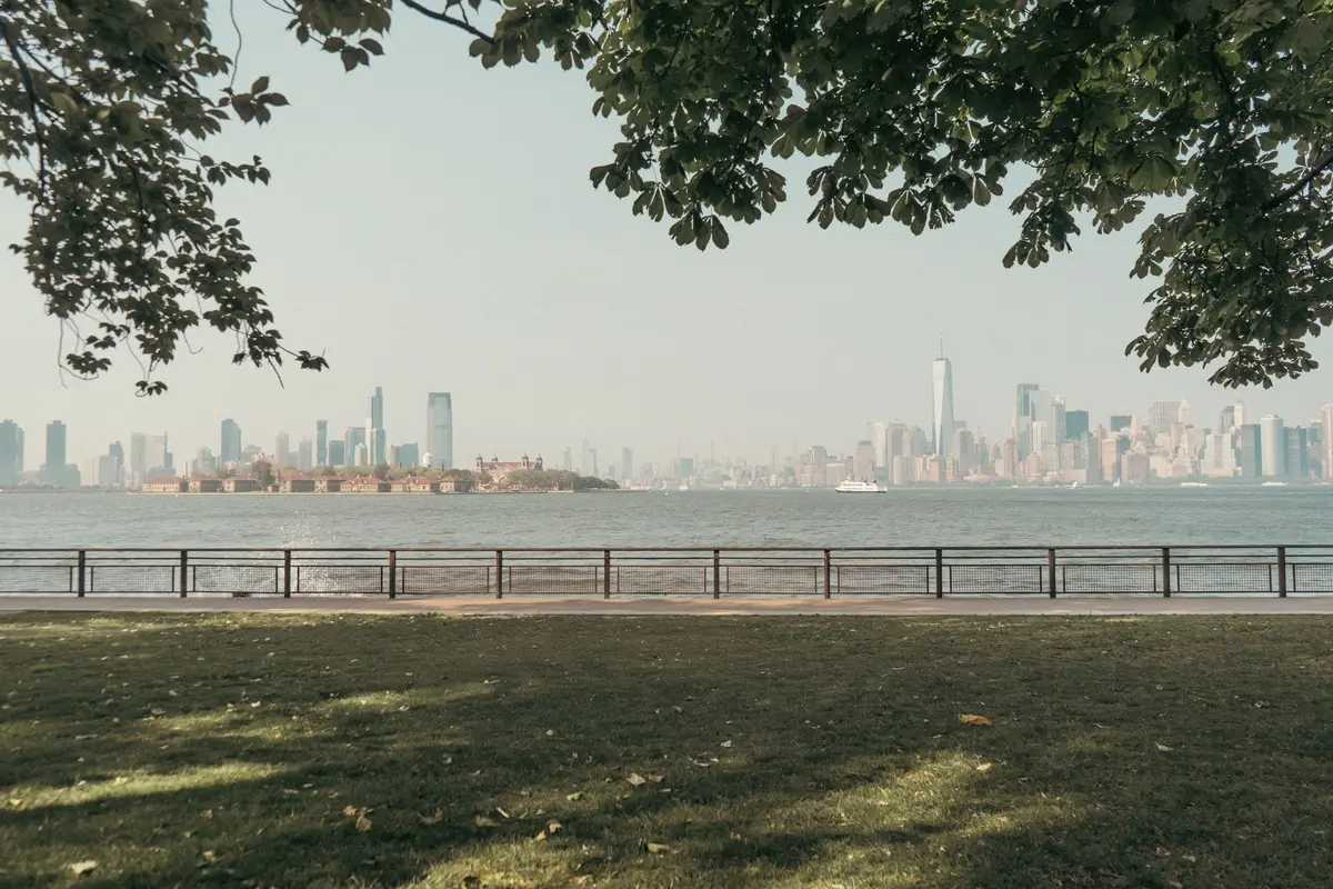 A park in Jersey City, New Jersey