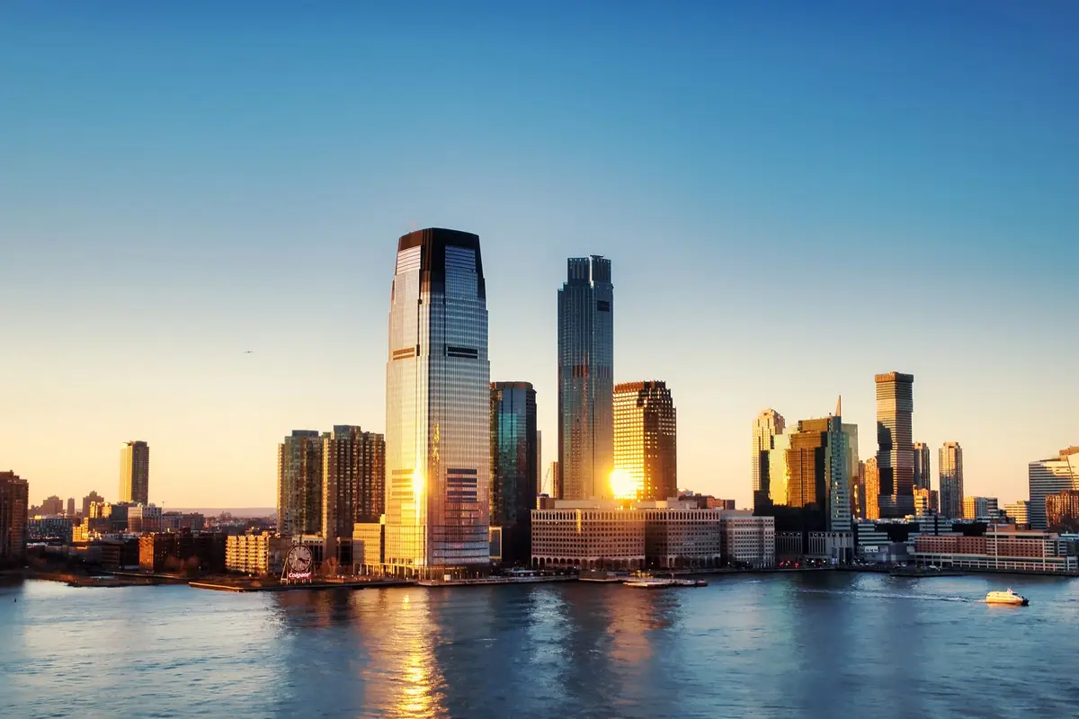Downtown Jersey City, New Jersey skyline