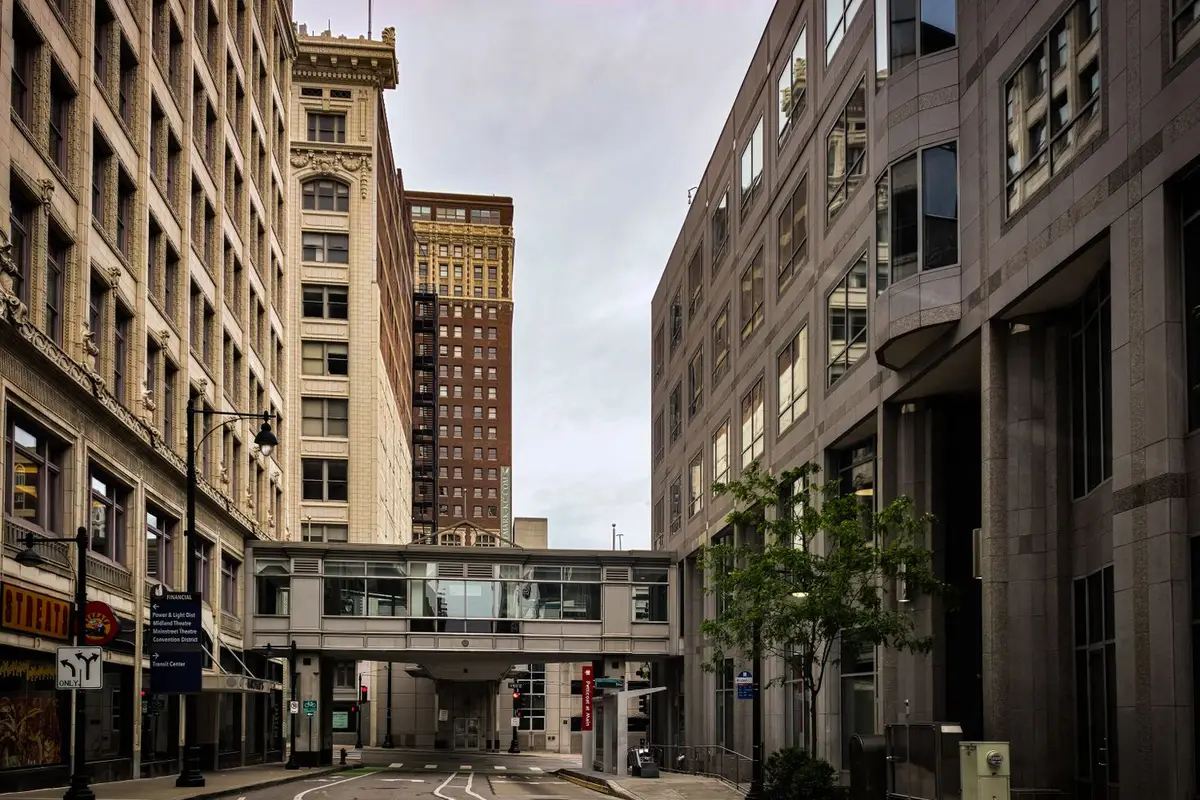 Downtown Kansas City, Missouri street scene