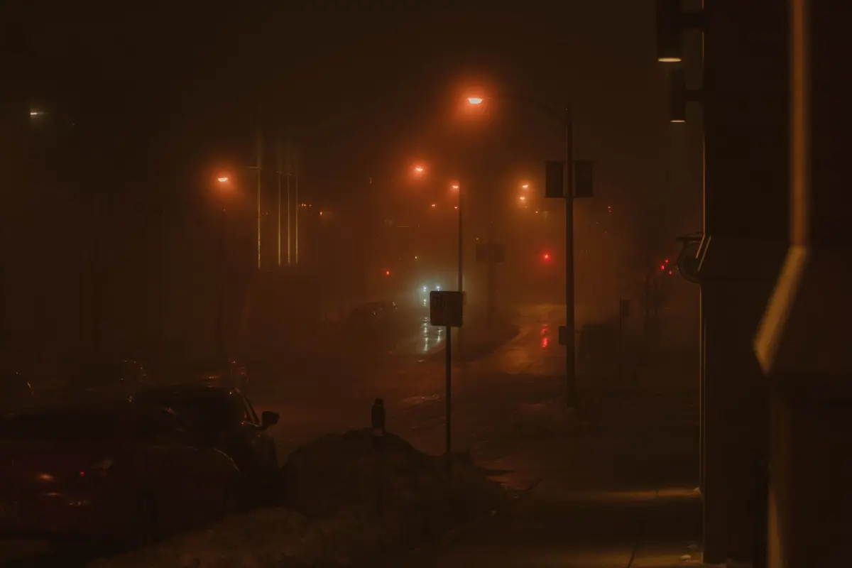Kenosha, Wisconsin skyline at night