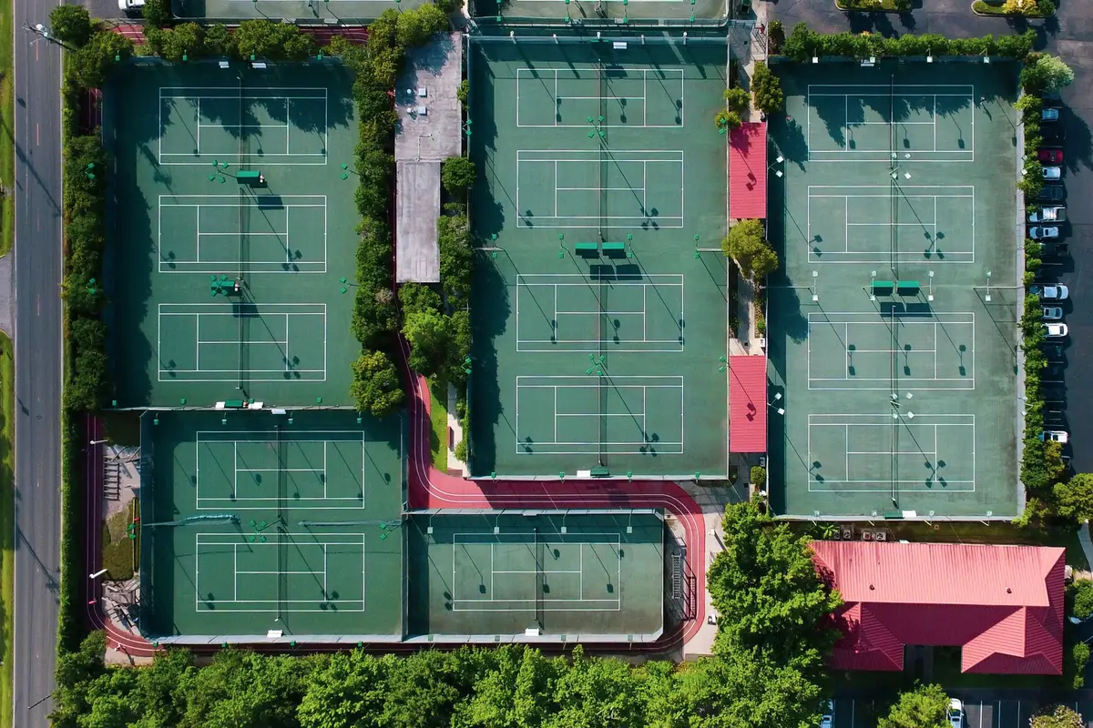 Aerial view of Lafayette, Louisiana