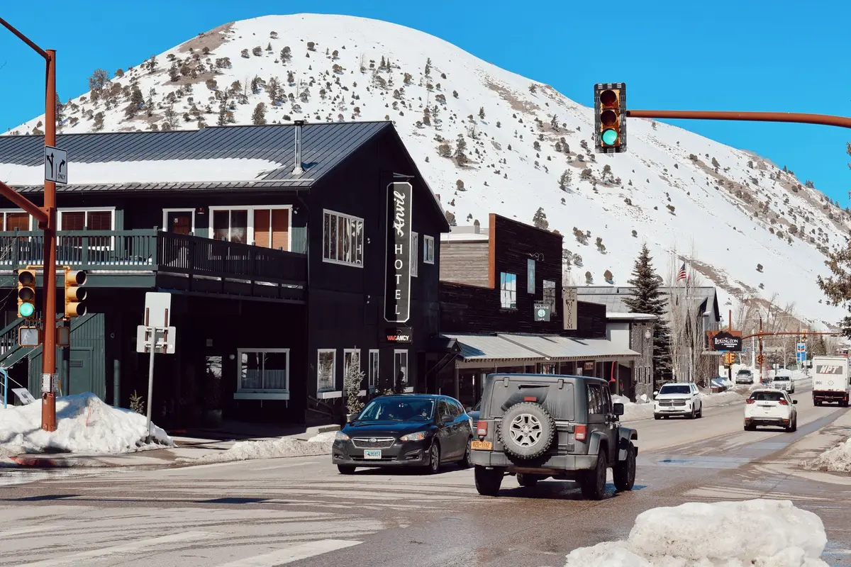 Downtown Laramie, Wyoming street scene
