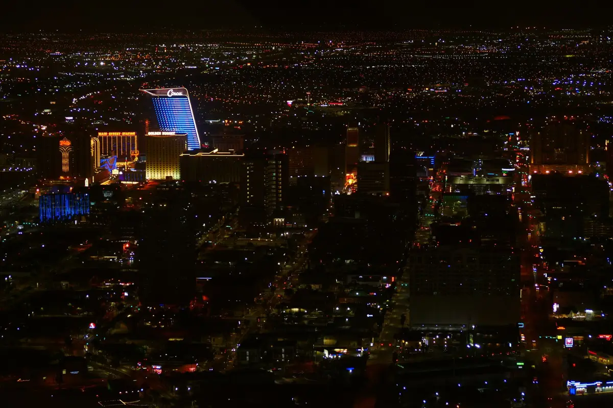 Aerial view of Las Vegas, Nevada